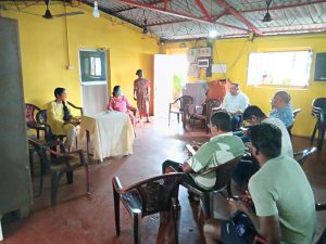 An awareness session on sanitation and hygiene for boat owners (1)